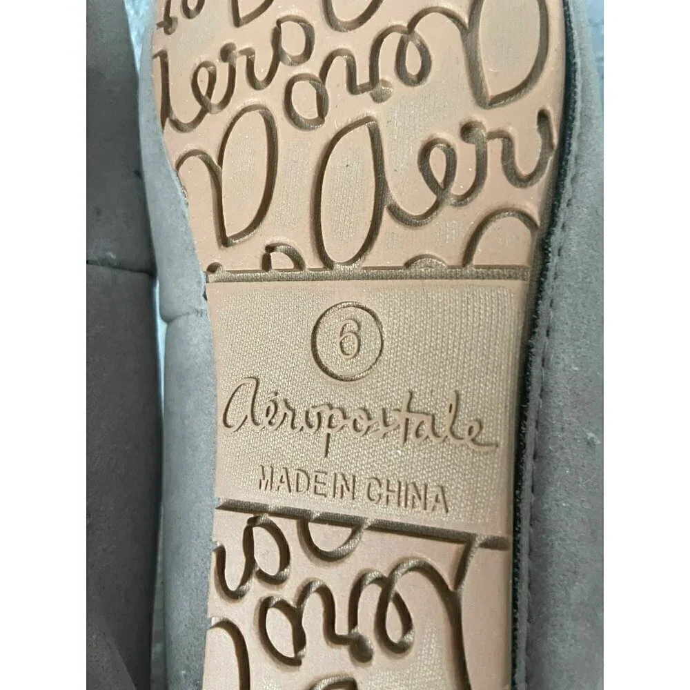 NWOT AEROPOSTALE KIDS HOME SLIPPER FAUX FUR INSIDE SIZE 6